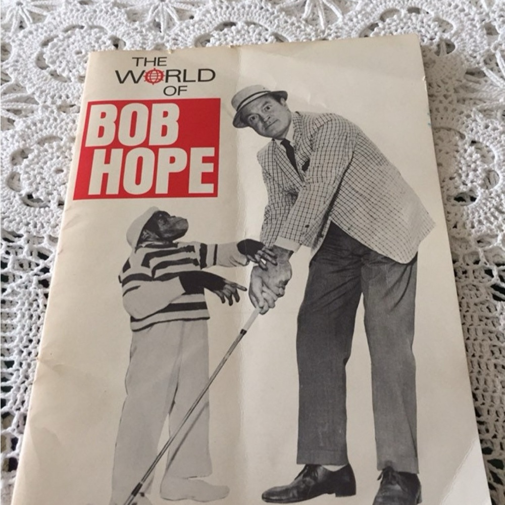 The World of Bob Hope Paperback Book Magazine Black & White Pictures Articles